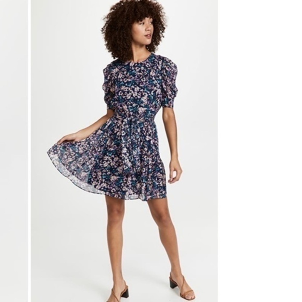 NEW Shoshanna Floral Flare Dress Anthro 10